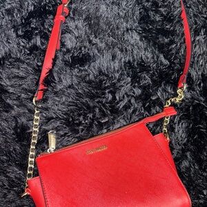 Steve Madden Vibrant Red Crossbody Bag